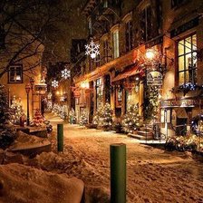 Схема вышивки «Новогодняя»