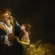 Схема вышивки «Красавица и Чудовище»