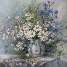 Схема вышивки «ПОЛЕВЫЕ ЦВЕТЫ»