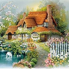 Схема вышивки «весенняя пора»