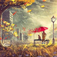 Схема вышивки «Осень.»