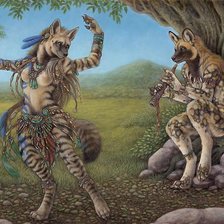 Схема вышивки «Танец»