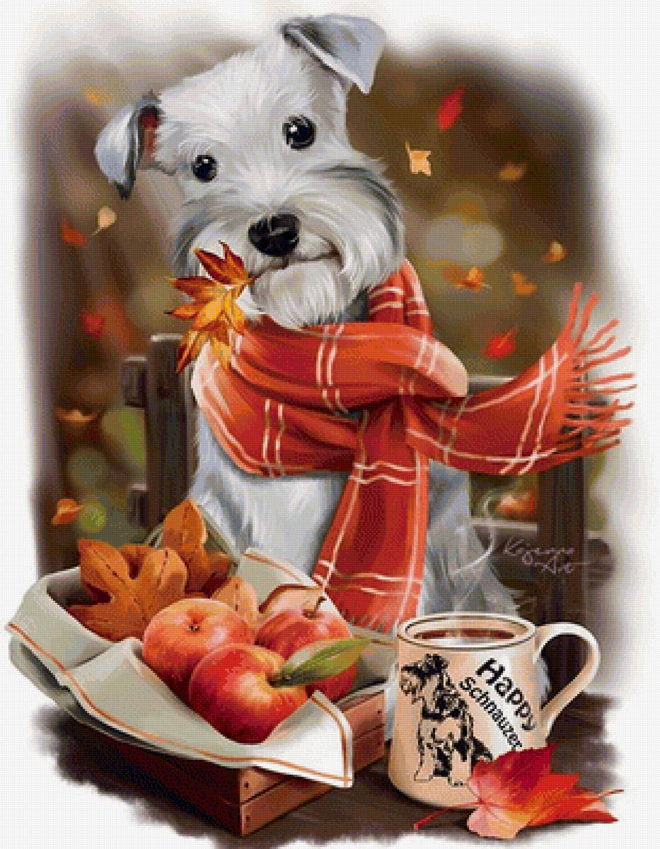 Мир животных - арт, собака, фэнтези, пес - предпросмотр