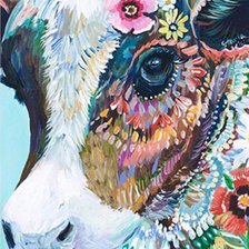 Схема вышивки «корова 2»