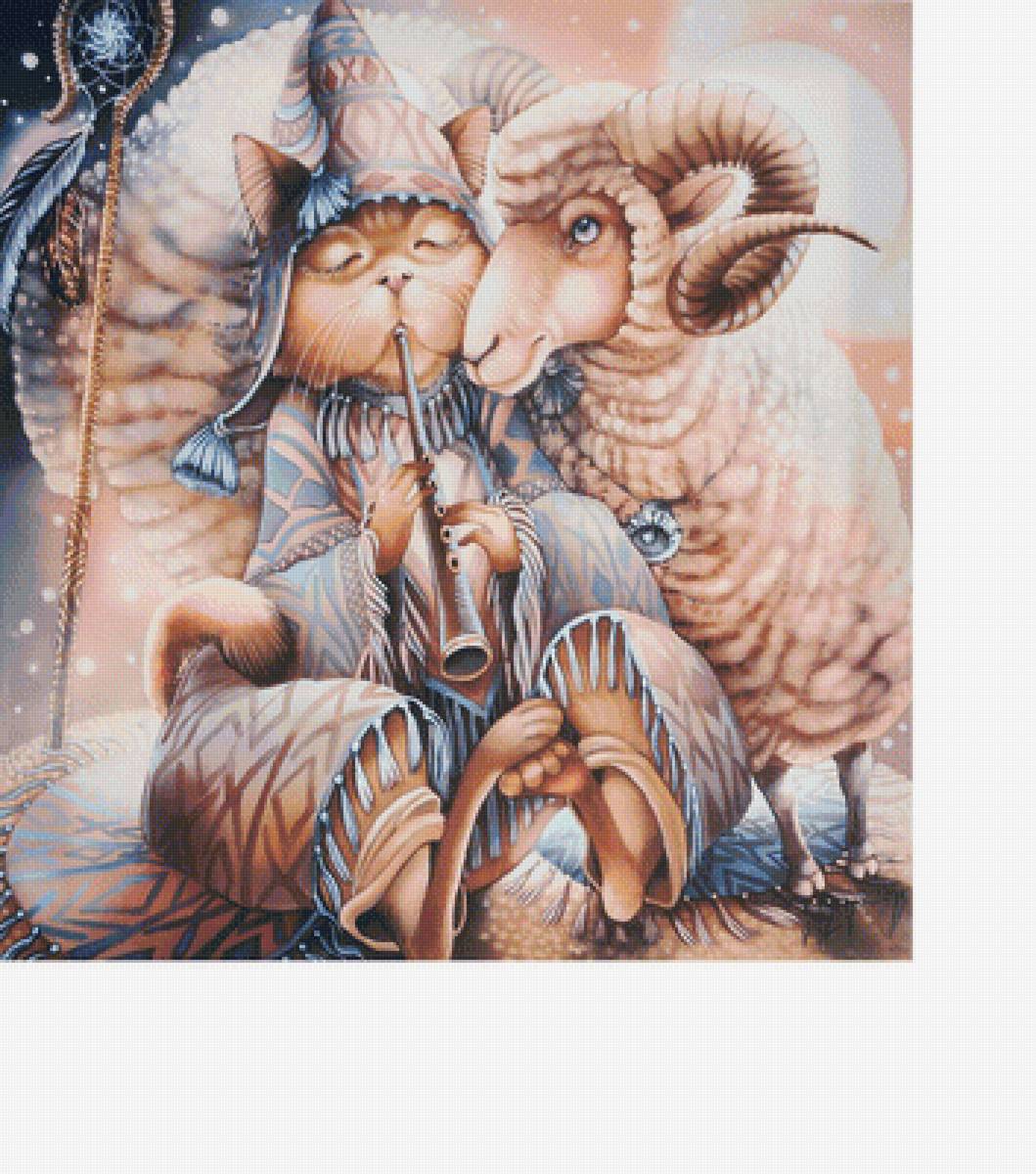 Музыкант - кот, баран - предпросмотр