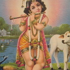 Схема вышивки «девочка индуска»