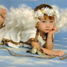 Схема вышивки «ангелочек»