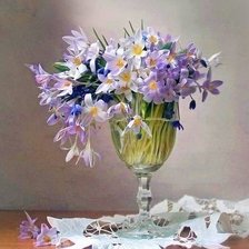 Схема вышивки «ФРЕЗИЯ»