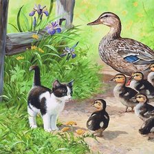 Схема вышивки «друзья»