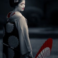 Схема вышивки «Гейша»