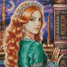 Схема вышивки «роксалана»