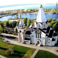 Схема вышивки «Церковь»