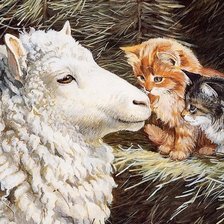 Схема вышивки «друзья»