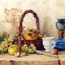 Схема вышивки «Натюрморт с лампой.»