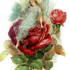 Схема вышивки «Цветочная фея»