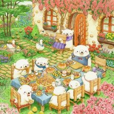 Схема вышивки «Мишки 1»