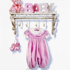 Схема вышивки «метрика дочь»