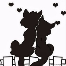 Схема вышивки «Котики»