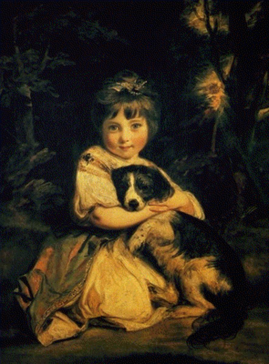 Joshua Reynolds - Miss Bowles, 1775 - 1775, joshua reynolds - miss bowles - предпросмотр