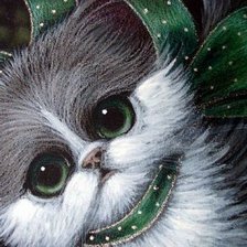 Схема вышивки «кот»