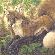 Схема вышивки «Лиса»