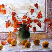 Схема вышивки «Зимний натюрморт.»