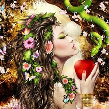 Схема вышивки «яблочный вкус»