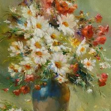 Схема вышивки «ПОЛЕВЫЕ ЦВЕТЫ»