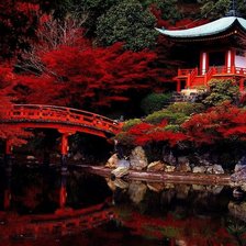 Схема вышивки «Японский пейзаж»