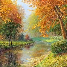 Схема вышивки «Пейзаж.»