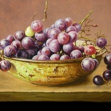 Схема вышивки «Виноград»