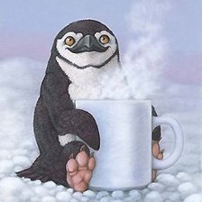 Схема вышивки «Пингвин»