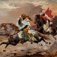 Схема вышивки «побег»