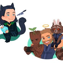 Схема вышивки «Локи в ВБ»