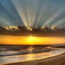 Схема вышивки «Закат»