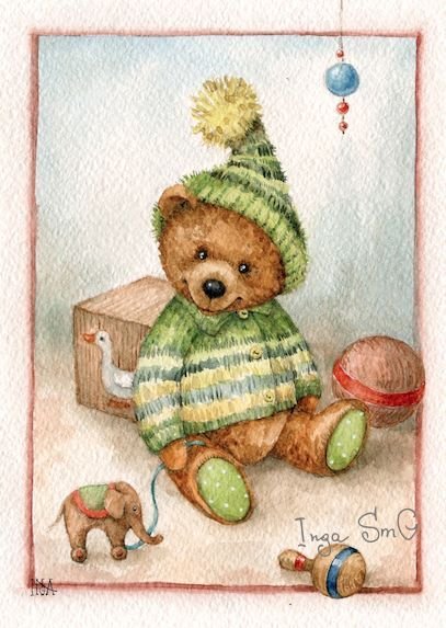 Мишка - игрушки - оригинал