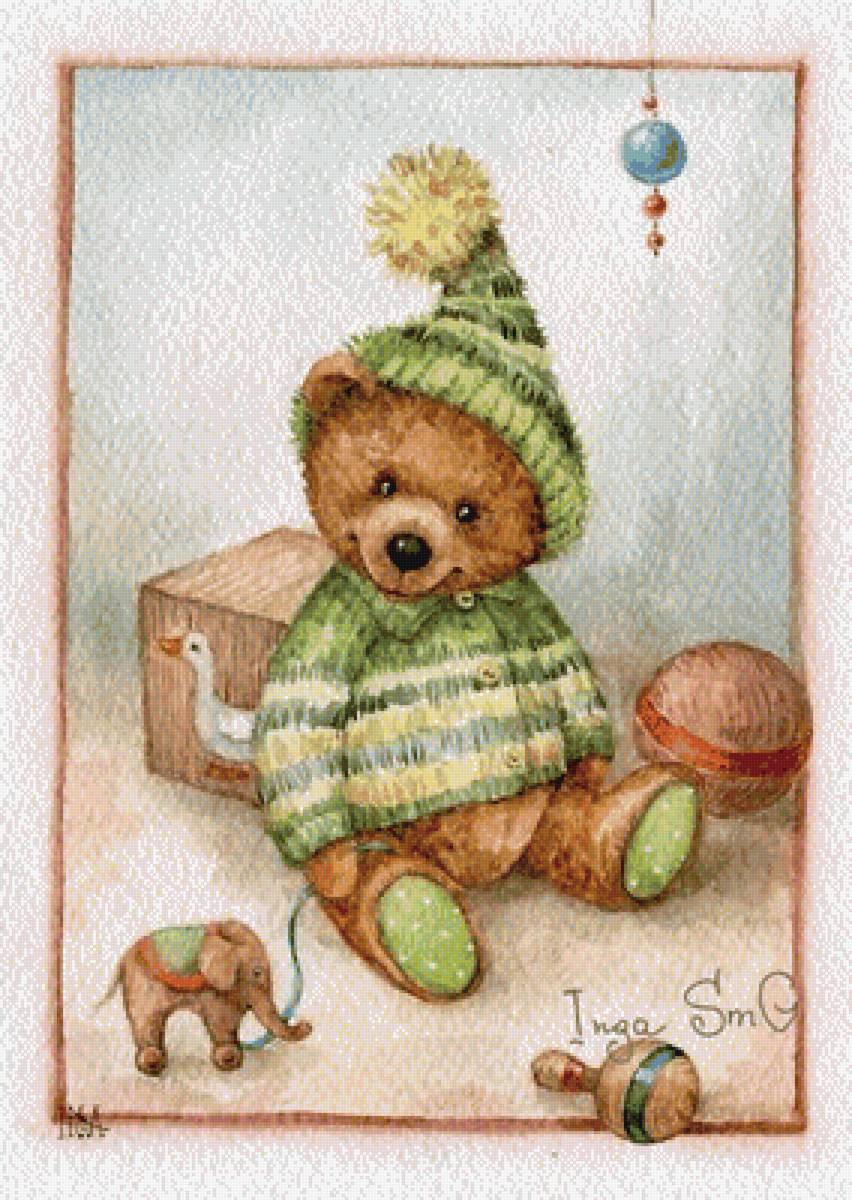 Мишка - игрушки - предпросмотр