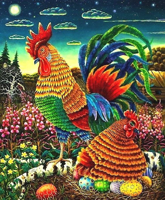 семья - птицы - оригинал