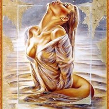 Схема вышивки «КУПАЛЬЩИЦА»