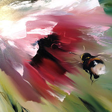 Схема вышивки «шмель»