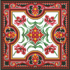 Схема вышивки «подушка»