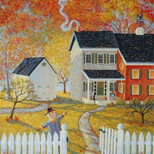 Схема вышивки «Осень»