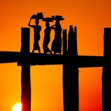 Схема вышивки «Закат»