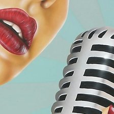 Схема вышивки «Девушка»