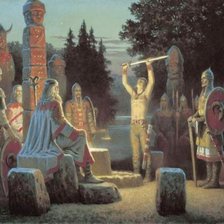 Схема вышивки «посвящение воина славян»