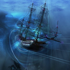 Схема вышивки «летучий голландец»