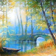 Схема вышивки «Пейзаж.»