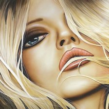 Схема вышивки «Девушка»