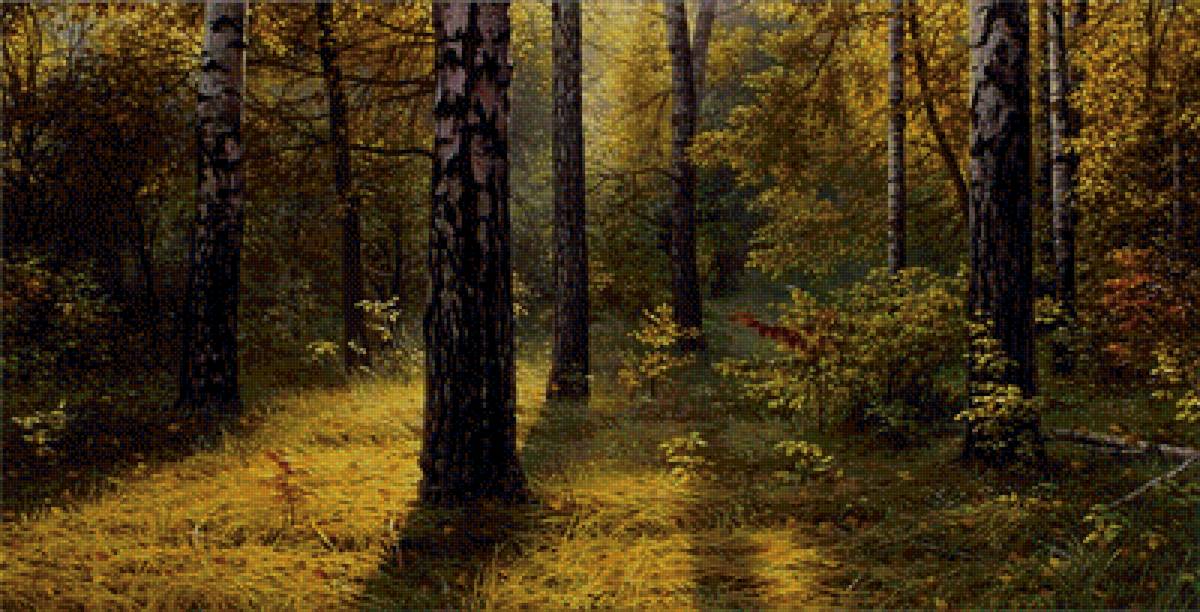 Александр Игнатьев - природа, лес, утро - предпросмотр