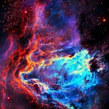 Схема вышивки «галактика»